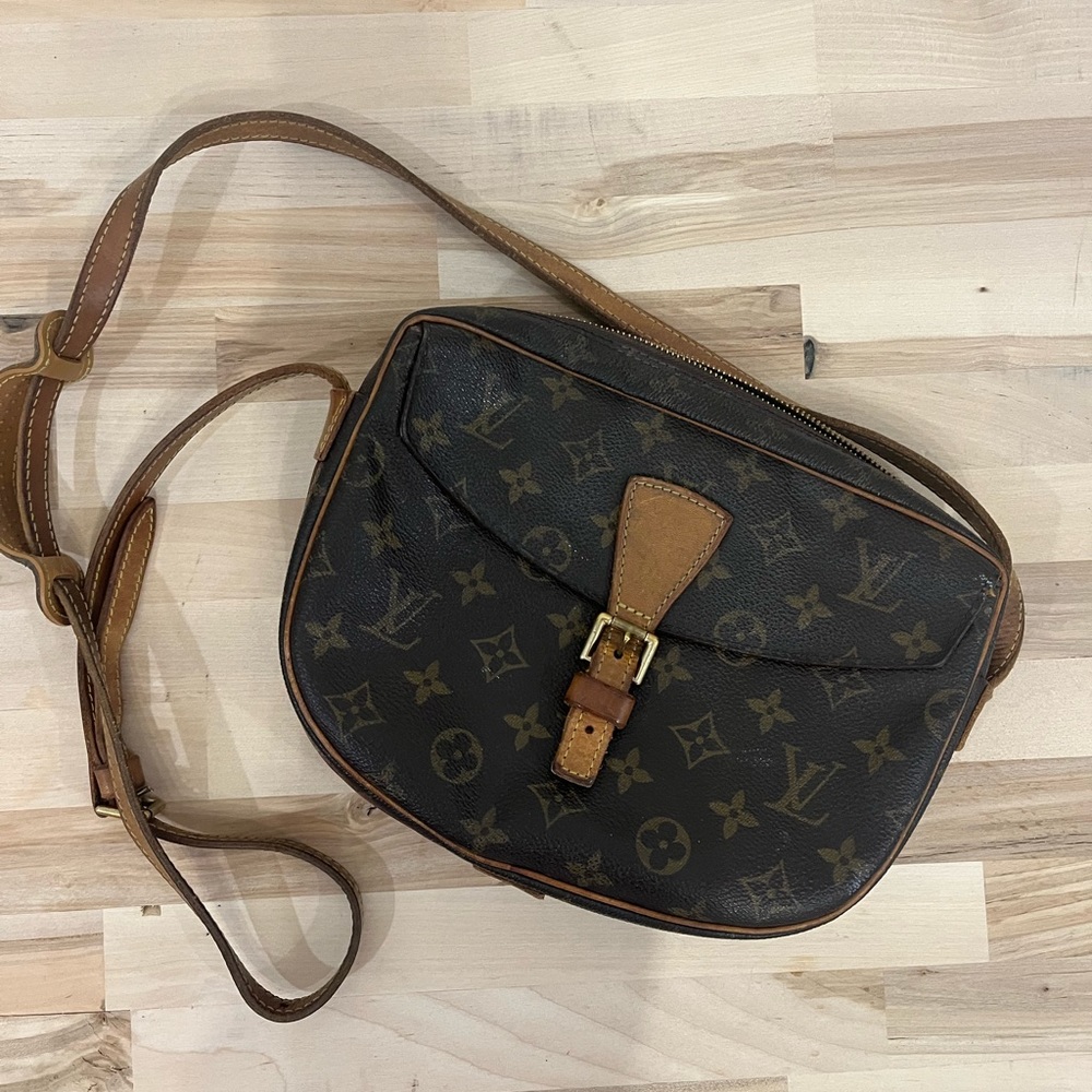 Louis Vuitton brown leather purse